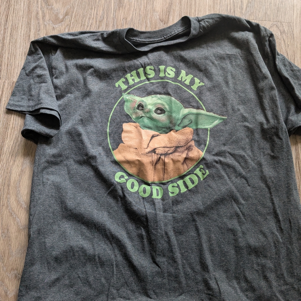 Baby Yoda Grogu Mandalorian T Shirt Unisex XL Star Wars